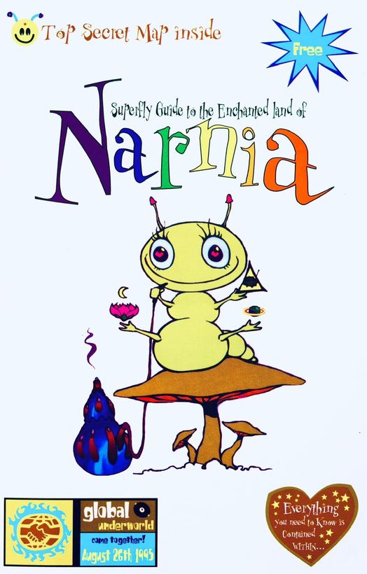 Survival Guide to the Enchanted Land of Narnia flyer with top secret map inside
