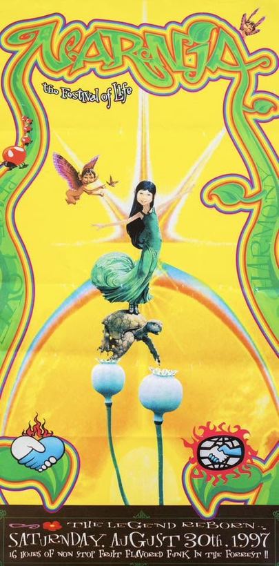 Narnia the Festival of Life poster dated Saturday August 30th 1997